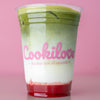 Matcha Fresa Latte Frío